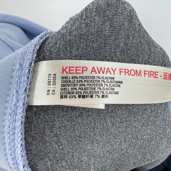 FREE PEOPLE MOVEMENT Round the Block Blue Gray High Waist Barrel Leg Jogger Sz M - Picture 9 of 9